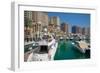 Harbour and Architecture, the Pearl, Doha, Qatar, Middle East-Frank Fell-Framed Photographic Print