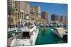 Harbour and Architecture, the Pearl, Doha, Qatar, Middle East-Frank Fell-Mounted Photographic Print