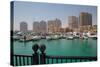 Harbour and Architecture, the Pearl, Doha, Qatar, Middle East-Frank Fell-Stretched Canvas