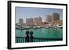 Harbour and Architecture, the Pearl, Doha, Qatar, Middle East-Frank Fell-Framed Photographic Print