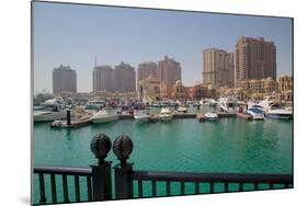Harbour and Architecture, the Pearl, Doha, Qatar, Middle East-Frank Fell-Mounted Photographic Print