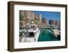 Harbour and Architecture, the Pearl, Doha, Qatar, Middle East-Frank Fell-Framed Photographic Print