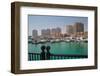 Harbour and Architecture, the Pearl, Doha, Qatar, Middle East-Frank Fell-Framed Photographic Print