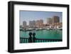 Harbour and Architecture, the Pearl, Doha, Qatar, Middle East-Frank Fell-Framed Photographic Print