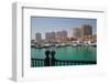 Harbour and Architecture, the Pearl, Doha, Qatar, Middle East-Frank Fell-Framed Photographic Print