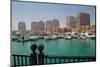 Harbour and Architecture, the Pearl, Doha, Qatar, Middle East-Frank Fell-Mounted Photographic Print