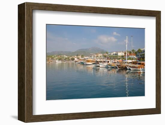 Harbour and Boats Marmaris, Anatolia, Turkey, Asia Minor, Eurasia-Frank Fell-Framed Photographic Print