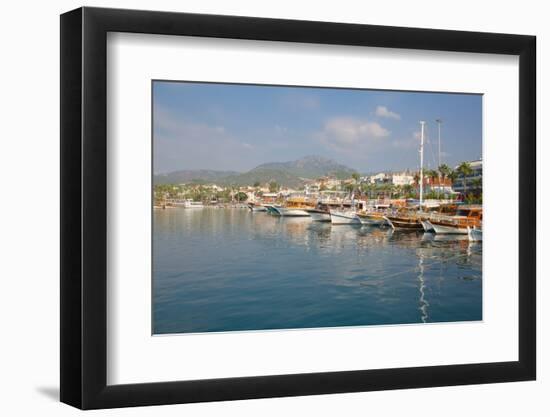 Harbour and Boats Marmaris, Anatolia, Turkey, Asia Minor, Eurasia-Frank Fell-Framed Photographic Print