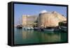 Harbour and Castle, Kyrenia (Girne), North Cyprus-Peter Thompson-Framed Stretched Canvas