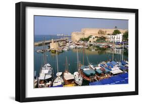 Harbour and Castle, Kyrenia (Girne), North Cyprus-Peter Thompson-Framed Premium Photographic Print