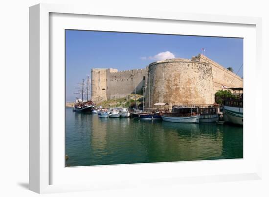 Harbour and Castle, Kyrenia (Girne), North Cyprus-Peter Thompson-Framed Photographic Print