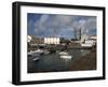 Harbour and Church, Madalena, Pico, Azores, Portugal, Atlantic, Europe-Ken Gillham-Framed Photographic Print