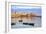 Harbour and Fishing Boats with Oudaia Kasbah and Coastline in Background, Rabat, Morocco-Neil Farrin-Framed Photographic Print