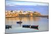 Harbour and Fishing Boats with Oudaia Kasbah and Coastline in Background, Rabat, Morocco-Neil Farrin-Mounted Photographic Print