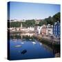 Harbour and Main Street, Tobermory, Island of Mull, Argyllshire, Inner Hebrides, Scotland-Geoff Renner-Stretched Canvas