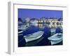 Harbour and Old Town at Dusk, Budva, the Budva Riviera, Montenegro, Europe-Stuart Black-Framed Photographic Print