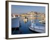 Harbour and Old Town, Eivissa or Ibiza Town, Ibiza, Balearic Islands, Spain-Peter Adams-Framed Photographic Print