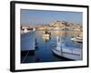 Harbour and Old Town, Eivissa or Ibiza Town, Ibiza, Balearic Islands, Spain-Peter Adams-Framed Photographic Print