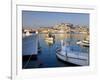 Harbour and Old Town, Eivissa or Ibiza Town, Ibiza, Balearic Islands, Spain-Peter Adams-Framed Photographic Print