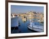 Harbour and Old Town, Eivissa or Ibiza Town, Ibiza, Balearic Islands, Spain-Peter Adams-Framed Photographic Print