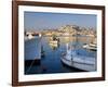 Harbour and Old Town, Eivissa or Ibiza Town, Ibiza, Balearic Islands, Spain-Peter Adams-Framed Photographic Print