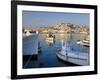 Harbour and Old Town, Eivissa or Ibiza Town, Ibiza, Balearic Islands, Spain-Peter Adams-Framed Photographic Print