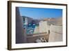 Harbour and Old Town Walls, UNESCO World Heritage Site, Dubrovnik, Dalmatia, Croatia, Europe-Frank Fell-Framed Photographic Print