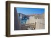 Harbour and Old Town Walls, UNESCO World Heritage Site, Dubrovnik, Dalmatia, Croatia, Europe-Frank Fell-Framed Photographic Print