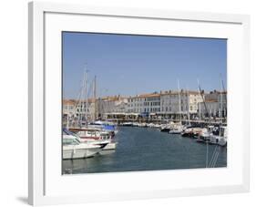 Harbour and Quayside, St. Martin-De-Re, Ile De Re Charente-Maritime, France, Europe-Peter Richardson-Framed Photographic Print