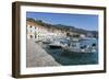 Harbour and Spanish Fortress, Hvar, Hvar Island, Dalmatia, Croatia, Europe-Frank Fell-Framed Photographic Print