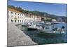 Harbour and Spanish Fortress, Hvar, Hvar Island, Dalmatia, Croatia, Europe-Frank Fell-Mounted Photographic Print