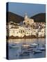 Harbour and Town, Cadaques, Costa Brava, Catalonia, Spain, Mediterranean, Europe-Stuart Black-Stretched Canvas