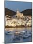 Harbour and Town, Cadaques, Costa Brava, Catalonia, Spain, Mediterranean, Europe-Stuart Black-Mounted Photographic Print