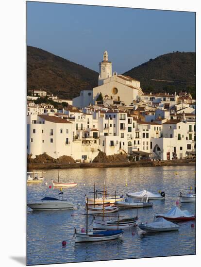 Harbour and Town, Cadaques, Costa Brava, Catalonia, Spain, Mediterranean, Europe-Stuart Black-Mounted Photographic Print