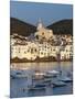 Harbour and Town, Cadaques, Costa Brava, Catalonia, Spain, Mediterranean, Europe-Stuart Black-Mounted Photographic Print