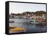 Harbour and Town Houses, St. George's, Grenada, Windward Islands, West Indies, Caribbean-Christian Kober-Framed Stretched Canvas