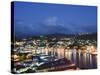 Harbour and Town Houses, St. George's, Grenada, Windward Islands, West Indies, Caribbean-Christian Kober-Stretched Canvas