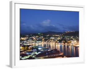 Harbour and Town Houses, St. George's, Grenada, Windward Islands, West Indies, Caribbean-Christian Kober-Framed Photographic Print