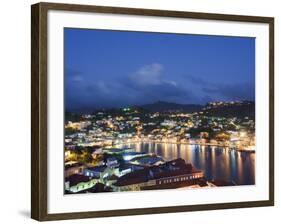 Harbour and Town Houses, St. George's, Grenada, Windward Islands, West Indies, Caribbean-Christian Kober-Framed Photographic Print