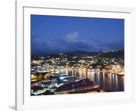 Harbour and Town Houses, St. George's, Grenada, Windward Islands, West Indies, Caribbean-Christian Kober-Framed Photographic Print