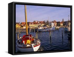 Harbour and Town of Faaborg, Denmark-Paul Harris-Framed Stretched Canvas