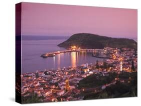 Harbour and Town of Horta, Faial Island, Azores, Portugal-Alan Copson-Stretched Canvas