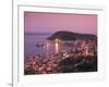 Harbour and Town of Horta, Faial Island, Azores, Portugal-Alan Copson-Framed Photographic Print