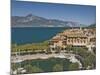 Harbour and Town of Torre Del Benaco, Lake Garda, Veneto, Italian Lakes, Italy-James Emmerson-Mounted Photographic Print