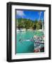 Harbour and Village, La Digue, Seychelles, Indian Ocean-J P De Manne-Framed Photographic Print