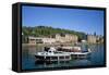 Harbour and Waterfront, Oban, Argyll, Strathclyde, Scotland, United Kingdom-Geoff Renner-Framed Stretched Canvas