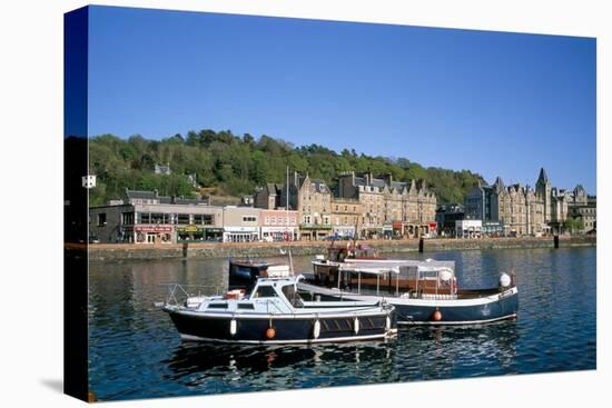 Harbour and Waterfront, Oban, Argyll, Strathclyde, Scotland, United Kingdom-Geoff Renner-Stretched Canvas