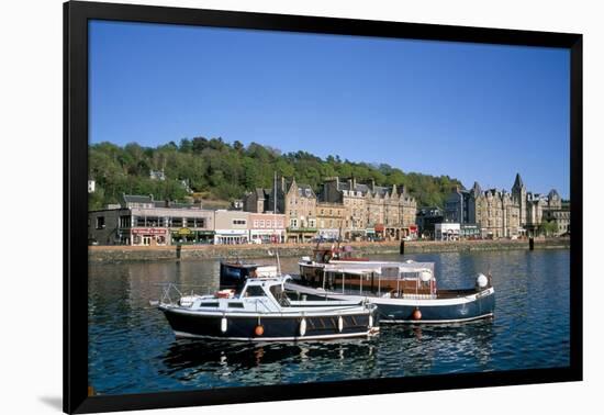 Harbour and Waterfront, Oban, Argyll, Strathclyde, Scotland, United Kingdom-Geoff Renner-Framed Photographic Print