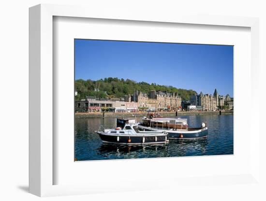 Harbour and Waterfront, Oban, Argyll, Strathclyde, Scotland, United Kingdom-Geoff Renner-Framed Photographic Print