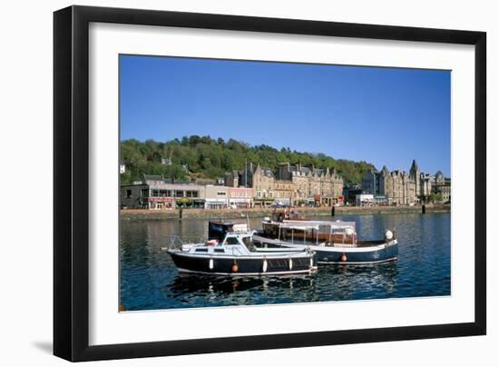 Harbour and Waterfront, Oban, Argyll, Strathclyde, Scotland, United Kingdom-Geoff Renner-Framed Photographic Print